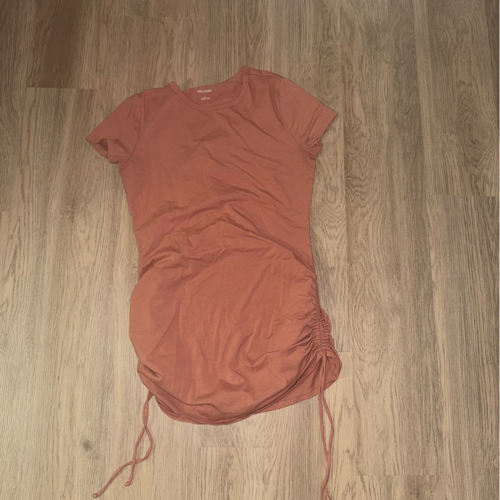 Wild Fable Terracotta Short‎ Sleeve Dress